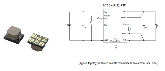 Murata村田MYSGK1R830FRSR非隔離降壓DC-DC轉換器 