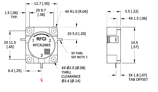 RFCR2885同軸環形器