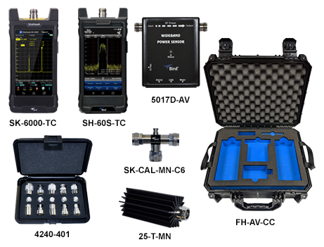 Bird微波頻譜和電纜和天線分析儀套件
