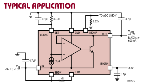 LT3090EDD線性穩壓器(LDO)現貨供應